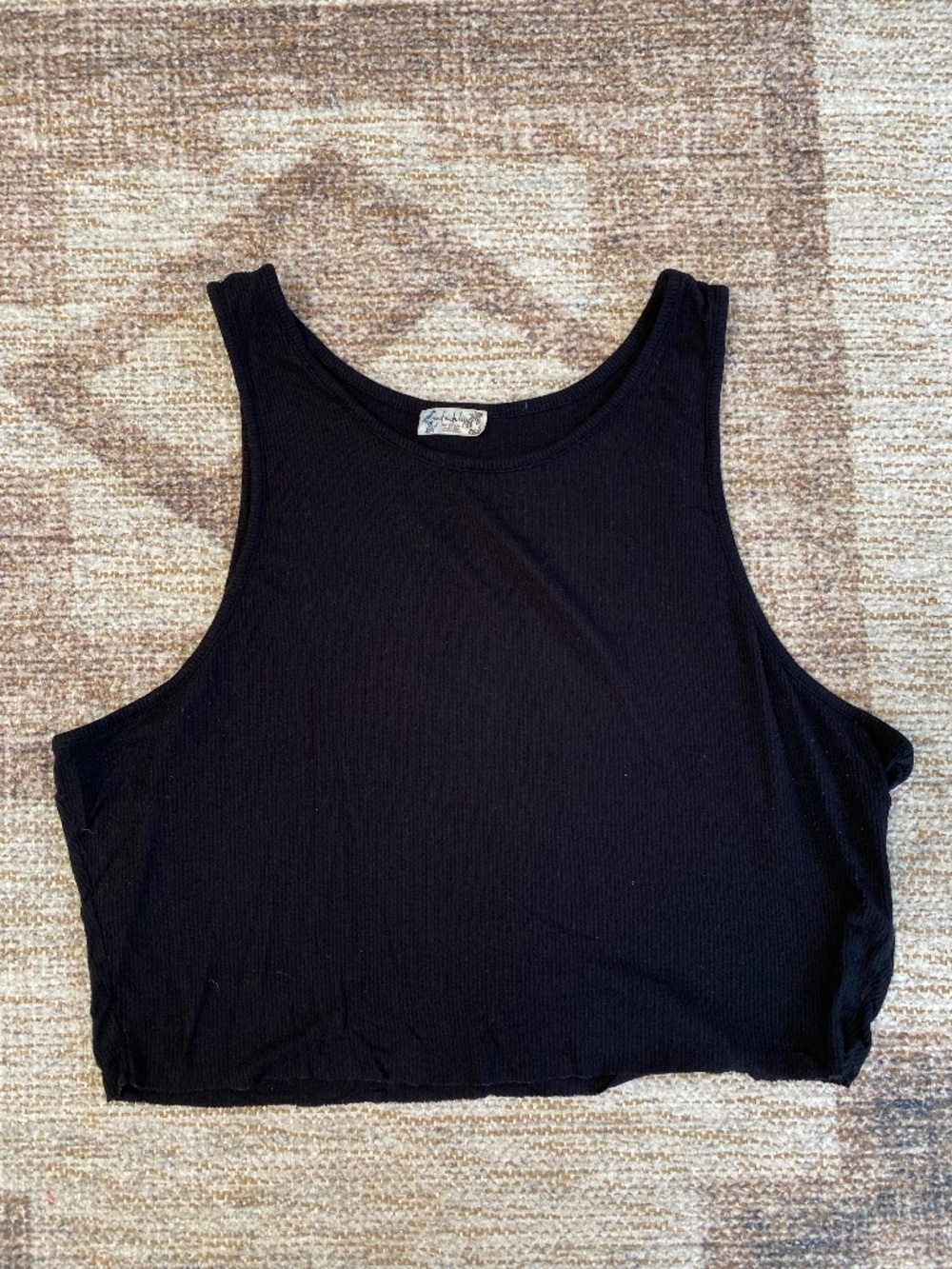 Free People Intimately Essential Ribbed Crop Tank - Picture 3 of 5